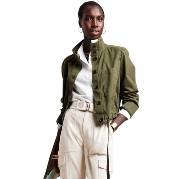 Banana Republic size XL Olive Green Women's Jacket - Picture 1 of 6